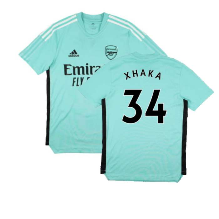 Arsenal 2021-2022 Adidas Training Shirt (XS) (XHAKA 34) (Excellent)