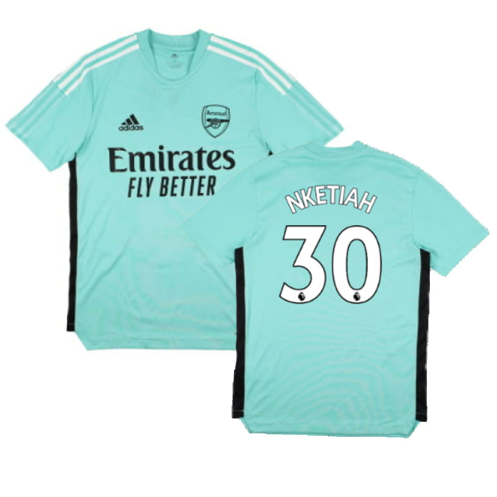 Arsenal 2021-22 Adidas Training Shirt (S) (NKETIAH 30) (Excellent)_0