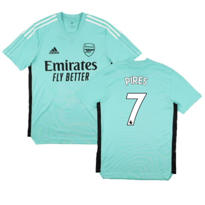 Arsenal 2021-22 Adidas Training Shirt (S) (PIRES 7) (Excellent)