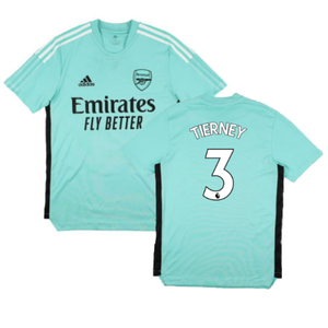 Arsenal 2021-22 Adidas Training Shirt (S) (TIERNEY 3) (Excellent)_0