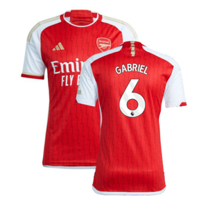 Arsenal 2023-24 Home Shirt (XXLB) (Gabriel 6) (Excellent)_0