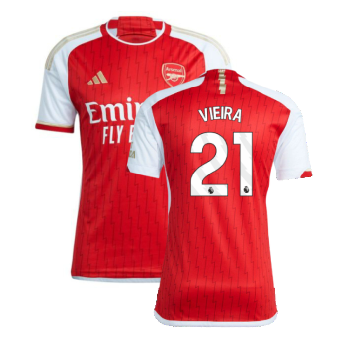 Arsenal 2023-24 Home Shirt (XXLB) (Vieira 21) (Excellent)