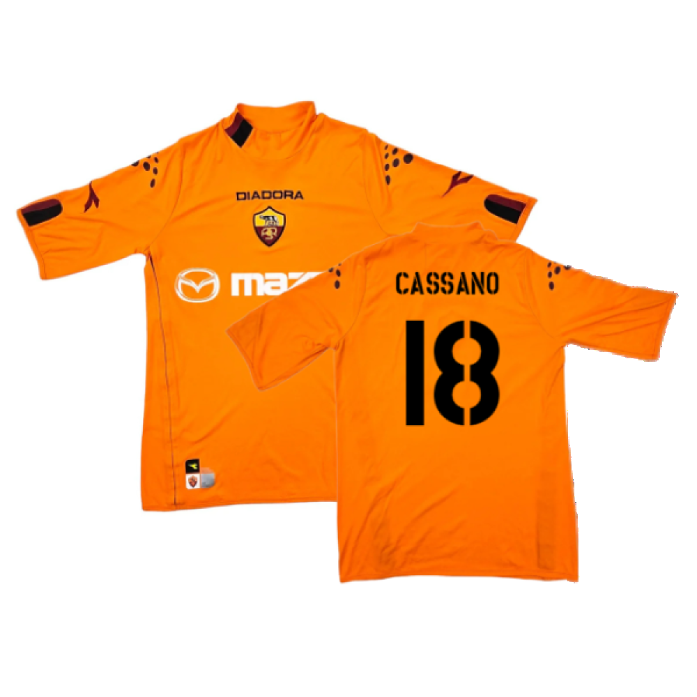 AS Roma 2003-04 Third Shirt (L) (Excellent) (Cassano 18) – Classic