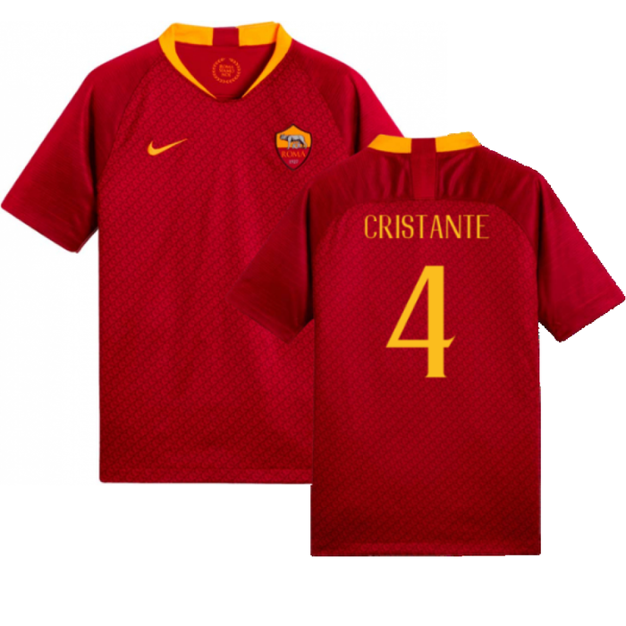 AS Roma 2018-19 Home Shirt (Mint) (Cristante 4)