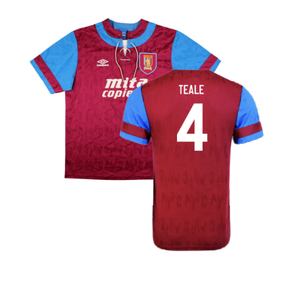 Aston Villa 1992 Home Shirt (XL) (Excellent) (Teale 4)_0