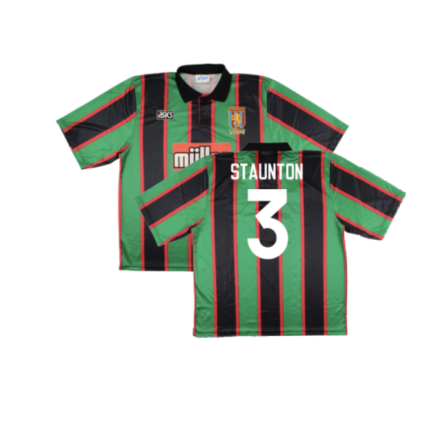 Aston Villa 1993-95 Away Shirt (XL) (Very Good) (Staunton 3)_0