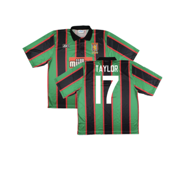 Aston Villa 1993-95 Away Shirt (M) (Very Good) (Taylor 17)