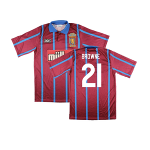 Aston Villa 1993-95 Home (XL) (Excellent) (Browne 21)_0