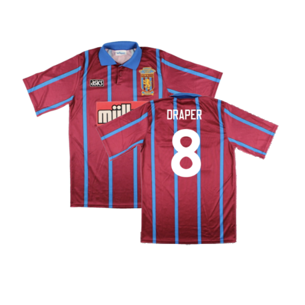 Aston Villa 1993-95 Home (XL) (Excellent) (Draper 8)_0