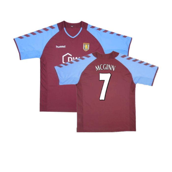 Aston Villa 2004-05 Home Football Shirt (Excellent) (McGINN 7)