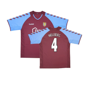 Aston Villa 2004-05 Home Football Shirt (Excellent) (Mellberg 4)_0