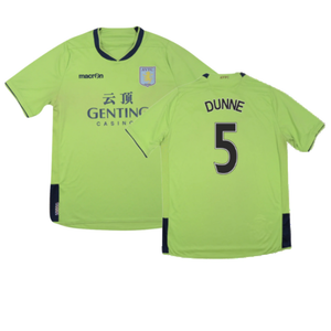 Aston Villa 2012-13 Away Shirt (S) (Excellent) (Dunne 5)_0