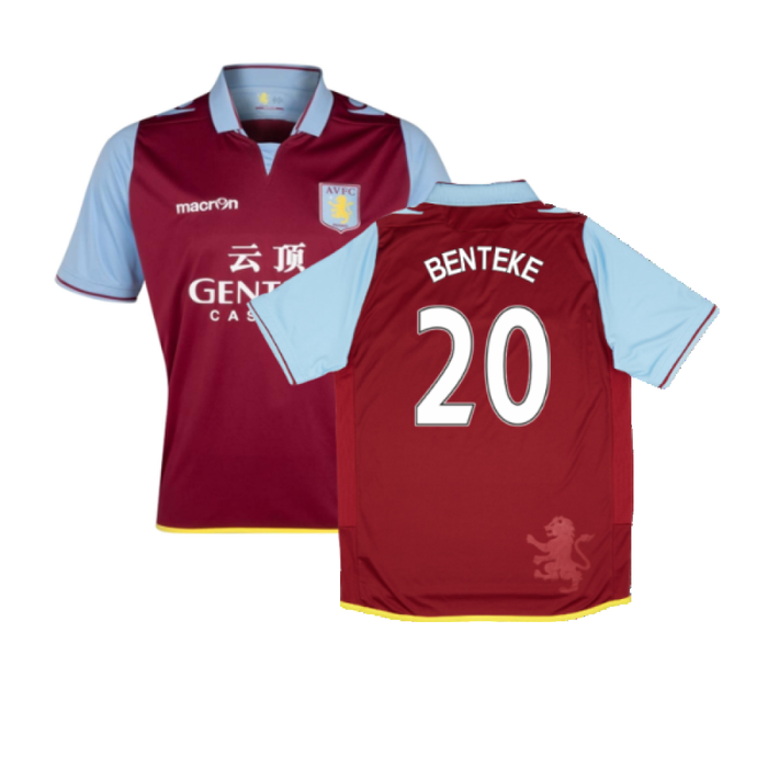 Aston Villa 2012-13 Home Shirt (L) (Very Good) (Benteke 20)