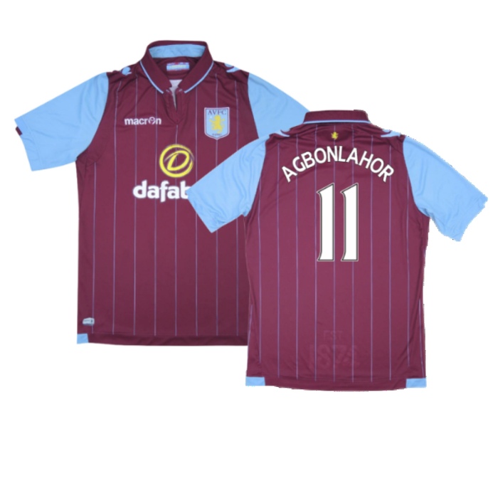 Aston Villa 2014-15 Home Shirt (Excellent) (Agbonlahor 11)