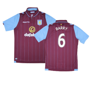 Aston Villa 2014-15 Home Shirt (Excellent) (Barry 6)_0