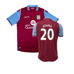 Aston Villa 2015-16 Home Shirt (XL) (Very Good) (Adama 20)_0