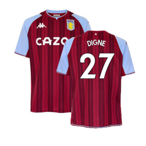 Aston Villa 2021-22 Home Shirt (M) (DIGNE 27) (Excellent)_0