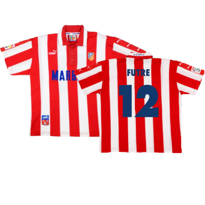 Atletico Madrid 1997-1998 Home Shirt (M) (Excellent) (Futre 12)