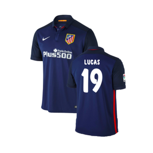 Atletico Madrid 2015-16 Away Shirt (XLB) (Excellent) (Lucas 19)_0