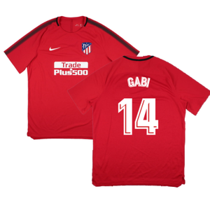 Atletico Madrid 2017-18 Nike Training Shirt (XL) (Gabi 14) (Mint)_0