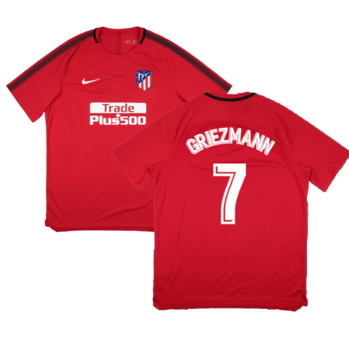 Atletico Madrid 2017-18 Nike Training Shirt (XL) (Griezmann 7) (Mint)