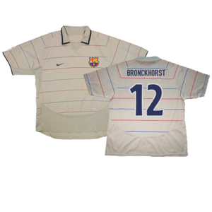 Barcelona 2003-04 Away Shirt (L) (Very Good) (Bronckhorst 12)_0