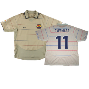 Barcelona 2003-04 Away Shirt (M) (Excellent) (Overmars 11)_0