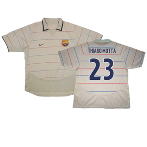 Barcelona 2003-04 Away Shirt (L) (Very Good) (Thiago Motta 23)_0