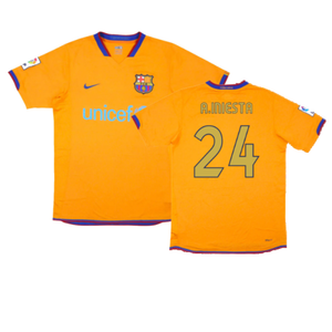 Barcelona 2006-07 Away Shirt (Excellent) (A.Iniesta 24)_0