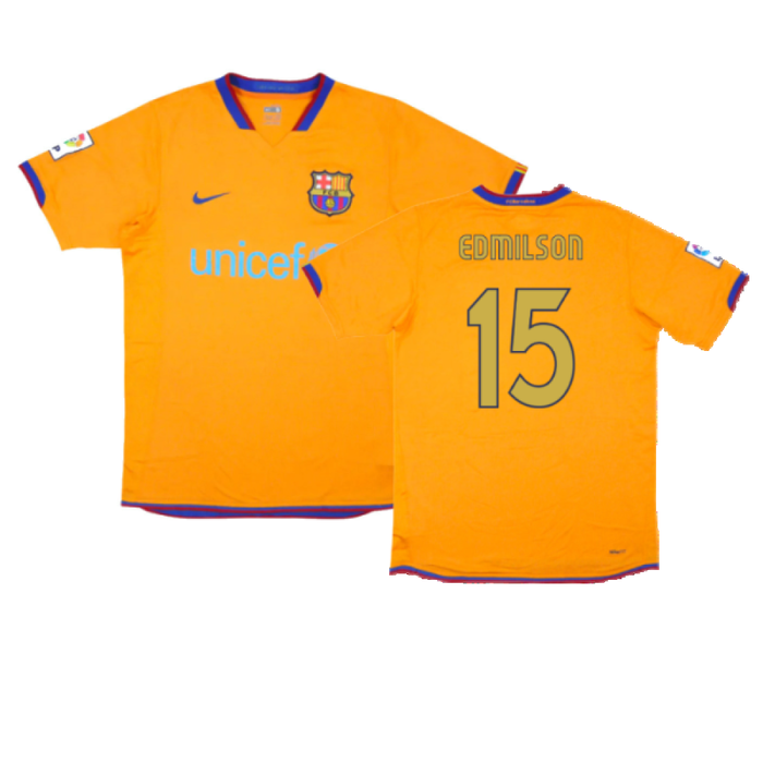 Barcelona 2006-07 Away Shirt (Excellent) (Edmilson 15)