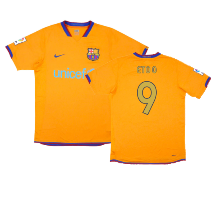 Barcelona 2006-07 Away Shirt (Excellent) (Eto O 9)