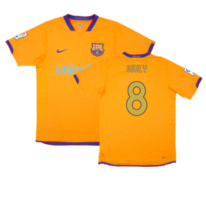 Barcelona 2006-07 Away Shirt (L) (Good) (Giuly 8)_0