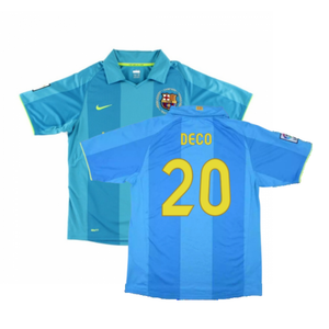 Barcelona 2007-08 Away Shirt (XXL) (Excellent) (Deco 20)_0