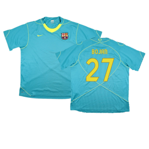 Barcelona 2007-08 Nike Training Shirt (XL) (Excellent) (Bojan 27)_0