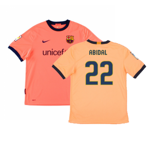 Barcelona 2009-10 Away Shirt (S) (Excellent) (Abidal 22)_0