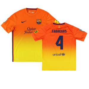 Barcelona 2012-13 Away Shirt (XL) (Very Good) (Fabregas 4)_0