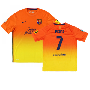 Barcelona 2012-13 Away Shirt (XL) (Very Good) (Pedro 7)_0