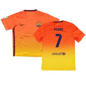 Barcelona 2012-13 Away Shirt (Sponsorless) (LB) (PEDRO 7) (Very Good)_0