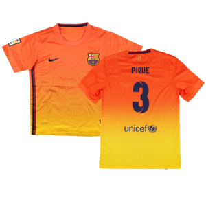 Barcelona 2012-13 Away Shirt (Sponsorless) (LB) (PIQUE 3) (Very Good)_0