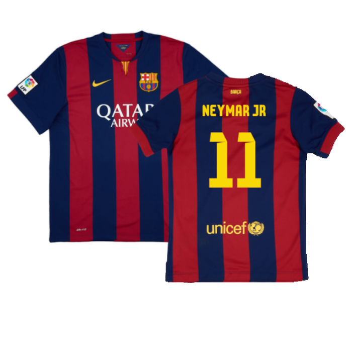 Barcelona 2014-15 home shirt (L) (Mint) (Neymar Jr 11)