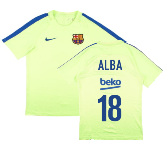 Barcelona 2016-17 Nike Training Shirt (S) (Alba 18) (Good)