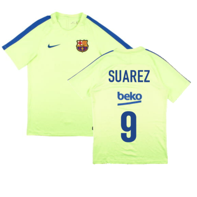 Barcelona 2016-17 Nike Training Shirt (S) (Suarez 9) (Good)_0