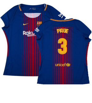 Barcelona 2017-18 Home Shirt (Womens) (M) (Mint) (Pique 3)_0