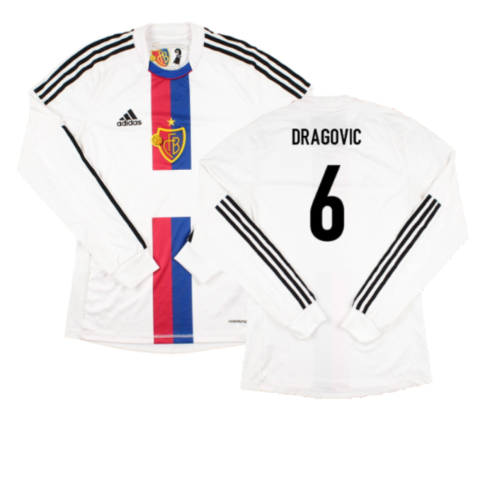 Basel 2012-14 Long Sleeve Away Shirt (Player Version) (S) (Very Good) (Dragovic 6)