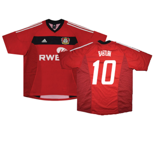 Bayer Leverkusen 2002-04 Home Shirt (Good) (Basturk 10)_0