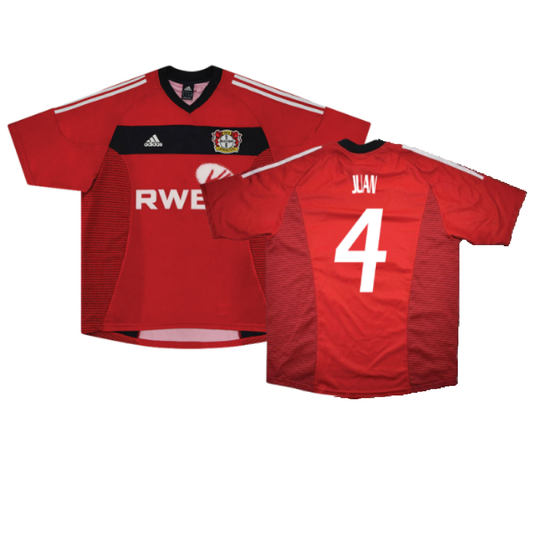 Bayer Leverkusen 2002-04 Home Shirt (Good) (Juan 4)_0