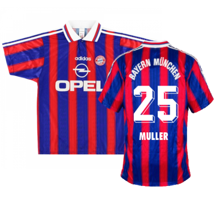 Bayern Munich 1995-97 Home Shirt (2XL) (Excellent) (MULLER 25)