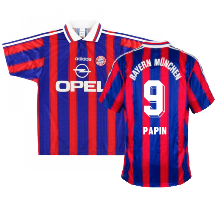 Bayern Munich 1995-97 Home Shirt (Boys 26/28 7-8y) (Excellent) (Papin 9)