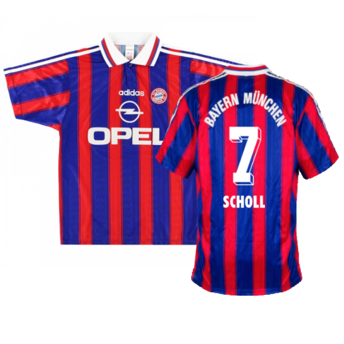 Bayern Munich 1995-97 Home Shirt (Very Good) (Scholl 7)