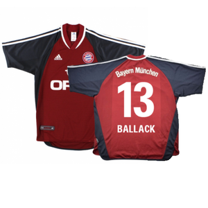 Bayern Munich 2001-02 Home Shirt (S) (Very Good) (Ballack 13)_0